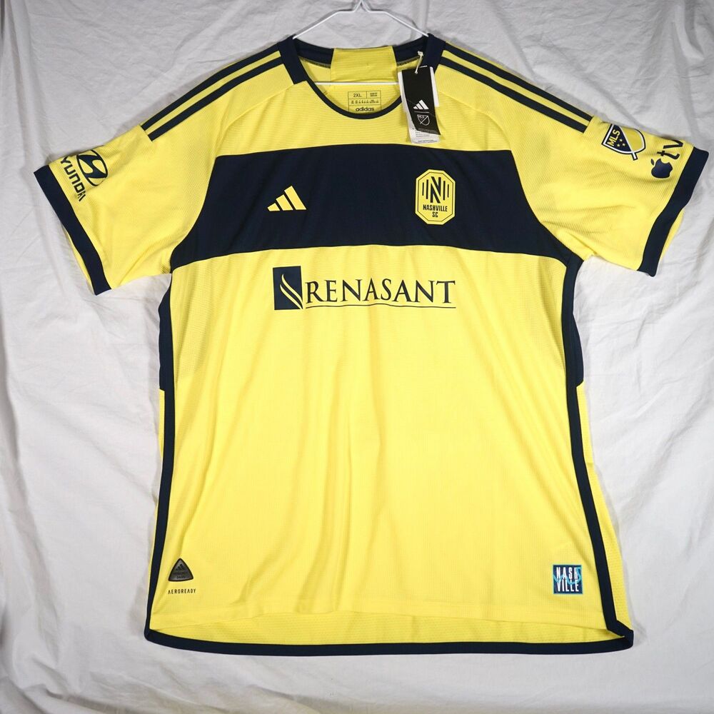 Adidas Nashville SC 615 Primary Jersey 2024/25 MLS 2XL New See Photos